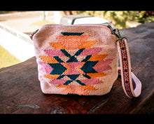Load image into Gallery viewer, Pink &amp; Orange Aztec Crossbody

