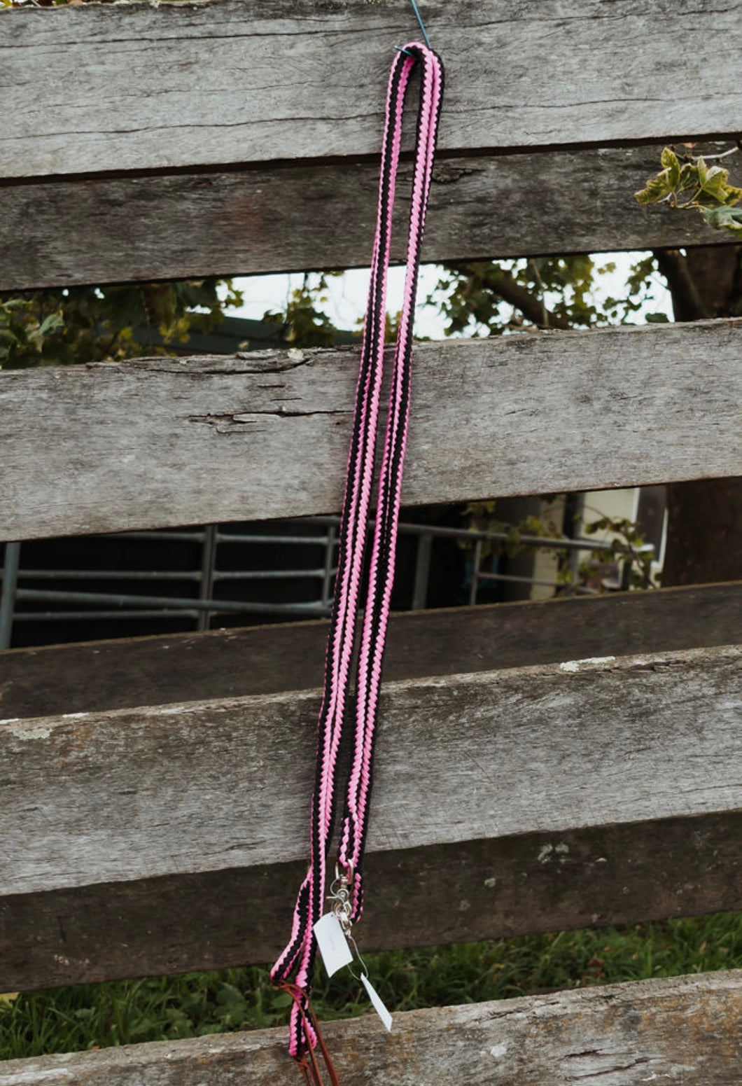 CSS Split Reins - Pink and Black