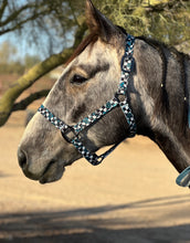 Load image into Gallery viewer, Turquoise Glass Nylon Halter
