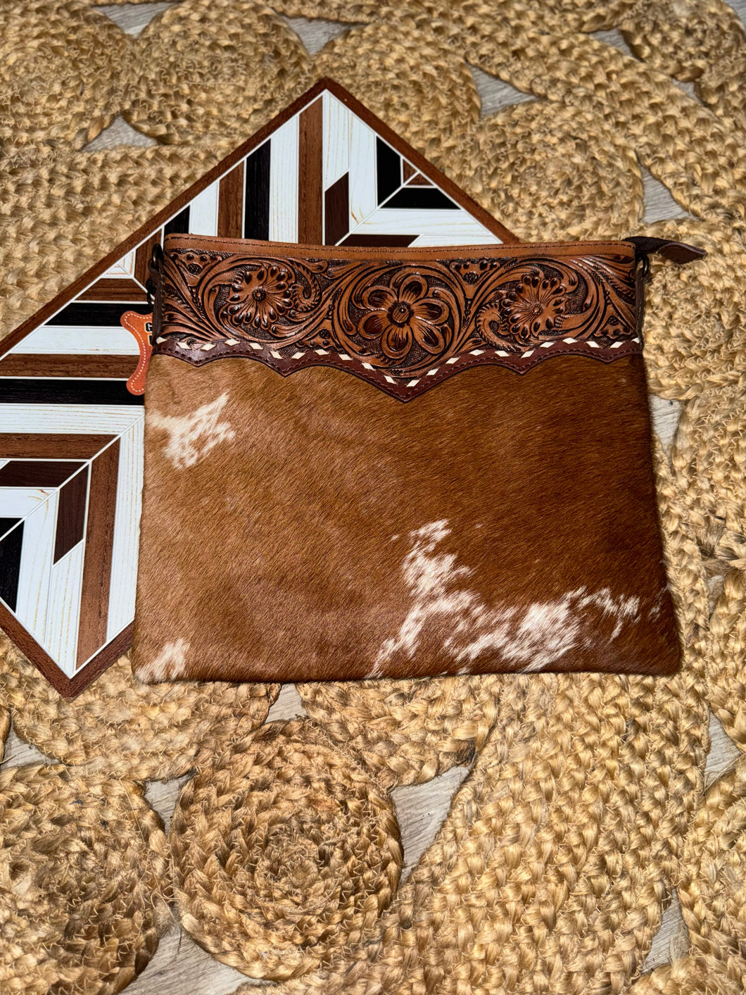 Apple Large Cowhide Crossbody
