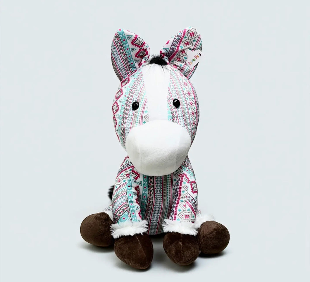 Pink Aztec Large Horse Farm Pal