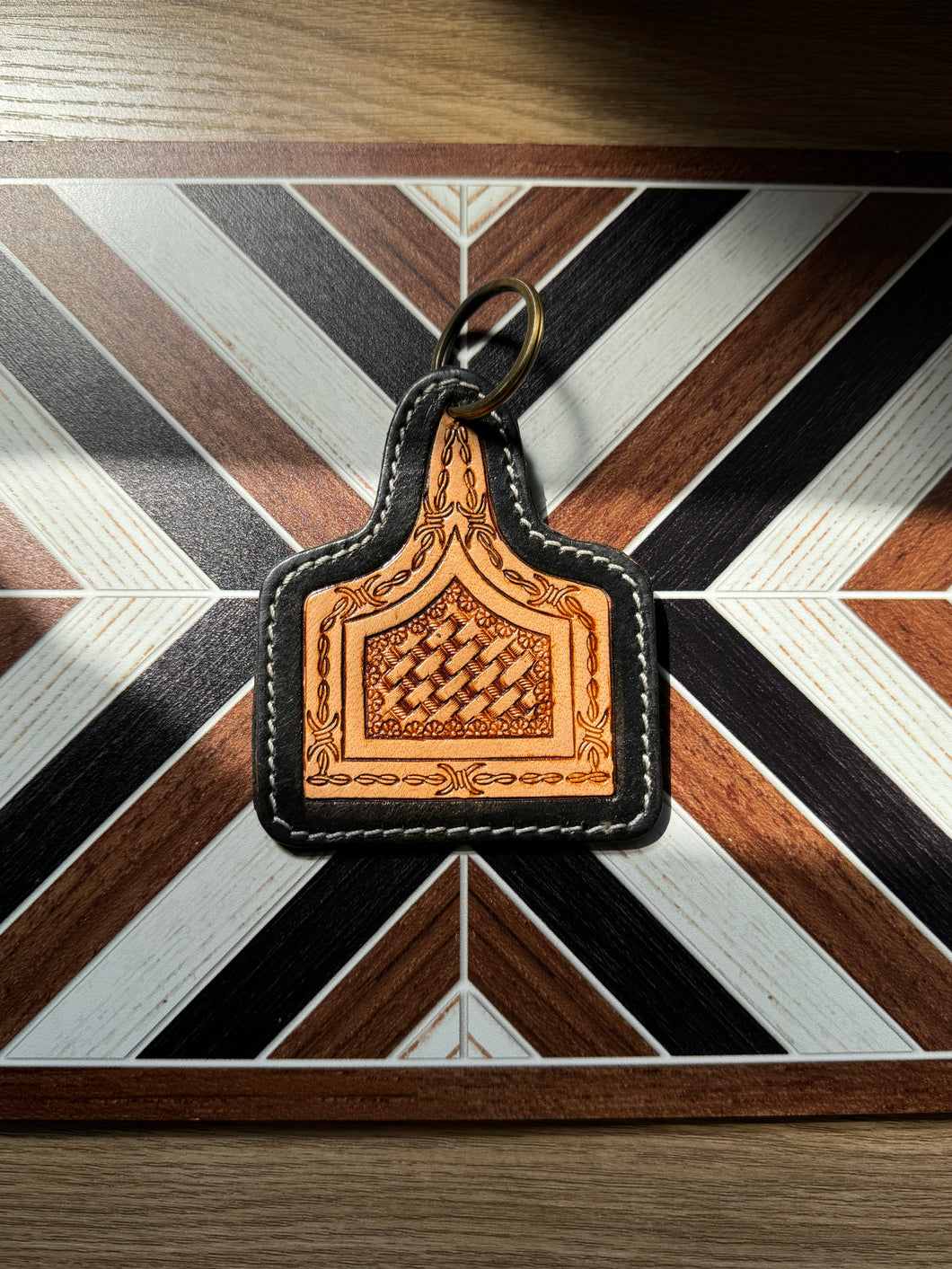 Tooled Carve Keyring #1
