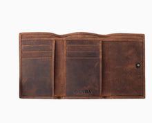 Load image into Gallery viewer, Myra Dune Wave Trail Credit Card Holder in Brindle Ivory
