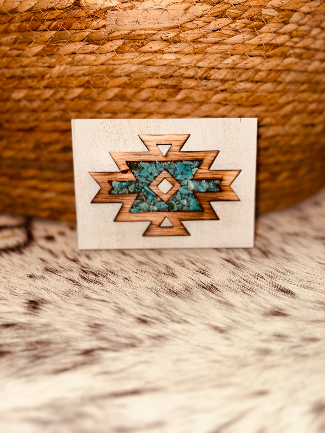 Small Aztec Shelf Sitter