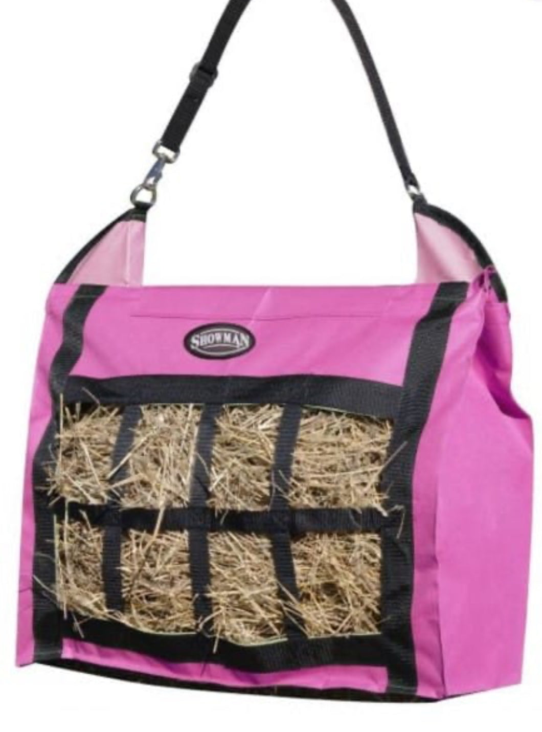 Showman Pink Hay Bag