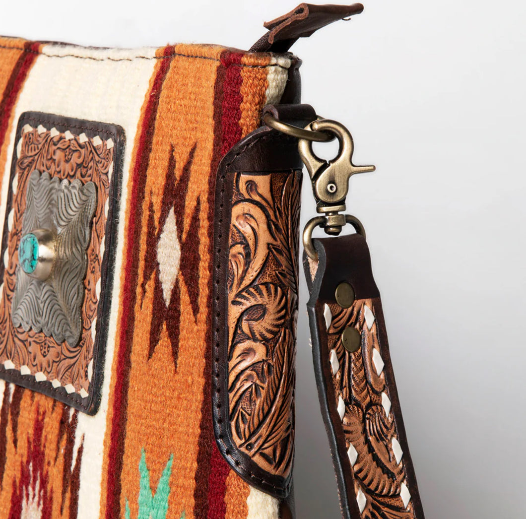 Orange Large Crossbody Bag