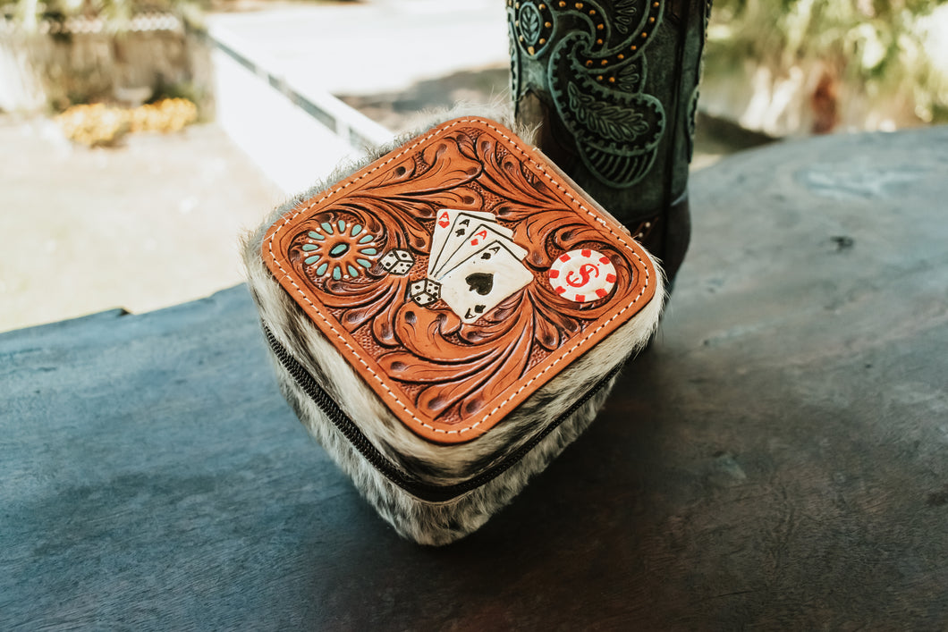 The Vegas Hide Jewellery Box