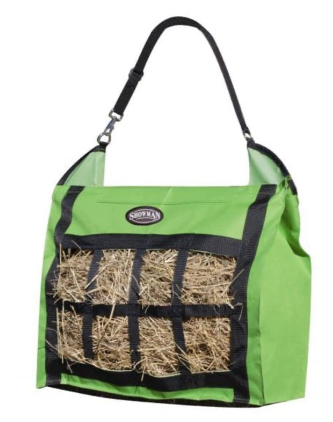 Showman Lime Green Hay Bags