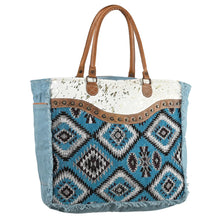Load image into Gallery viewer, Blue Overnighter Tote
