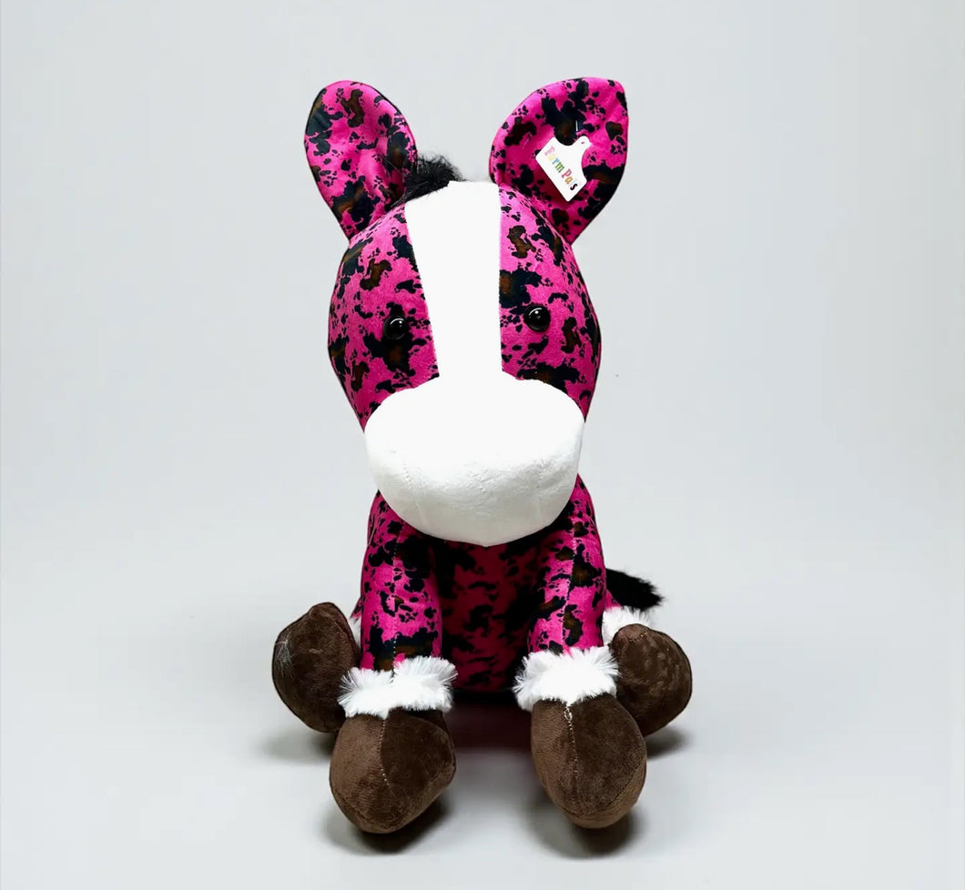 Hot Pink Large Horse Farm Pal