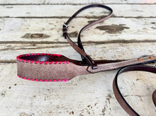 Load image into Gallery viewer, Pink Leather Tie Down
