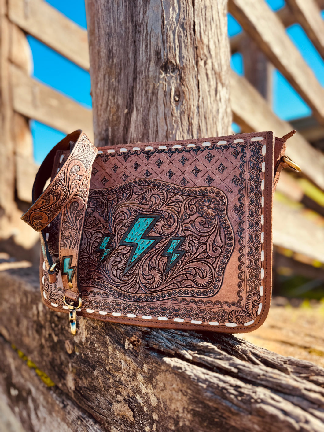 Lighting Strike Crossbody Bag