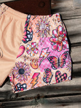 Load image into Gallery viewer, Pink Retro Kids Footy Shorts
