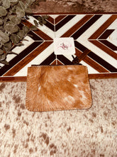 Load image into Gallery viewer, Poker Tooled Leather + Cowhide Coin Purse

