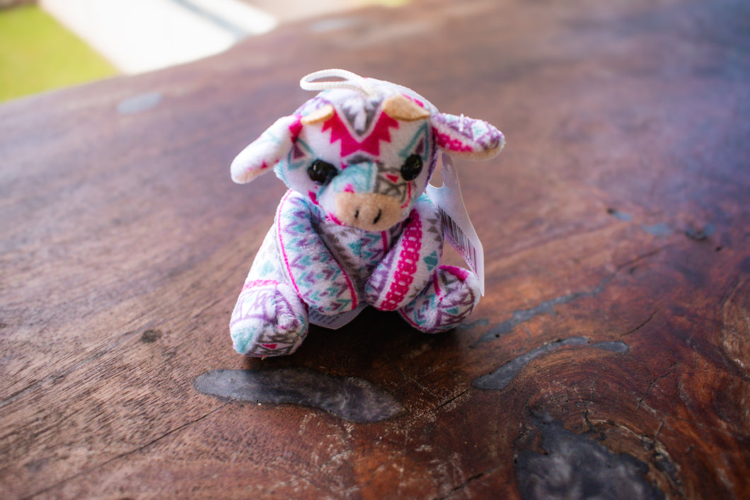 Neon Aztec Mini Cow