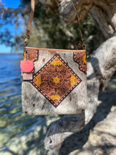 Load image into Gallery viewer, Sunflower Hide Crossbody
