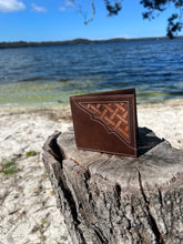 Load image into Gallery viewer, Weaved Through Men’s Wallet
