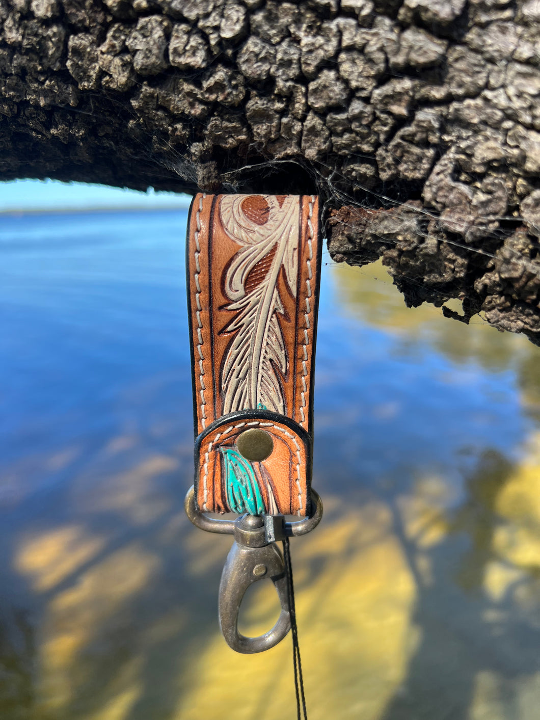 Small Feather KeyRing