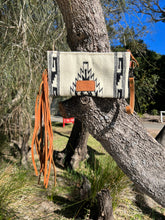 Load image into Gallery viewer, Black &amp; White Aztec Clutch

