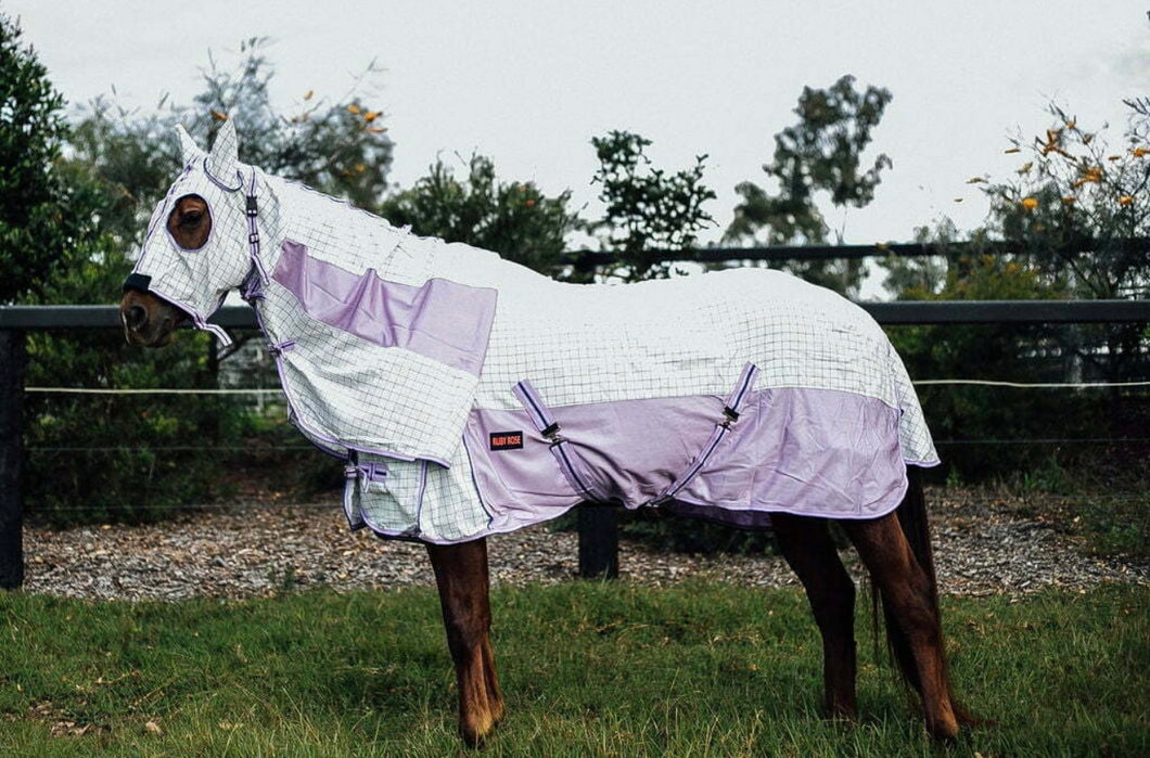 Purple Hybrid Hooded Rug